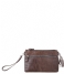 LouLou Essentiels  Vintage Croco Pouch taupe